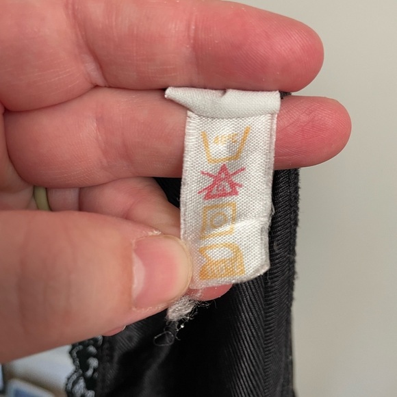 Vintage 60's Van Raalte Lace Trim Bodysuit Lingerie One Piece Black Size Medium - Picture 7 of 7